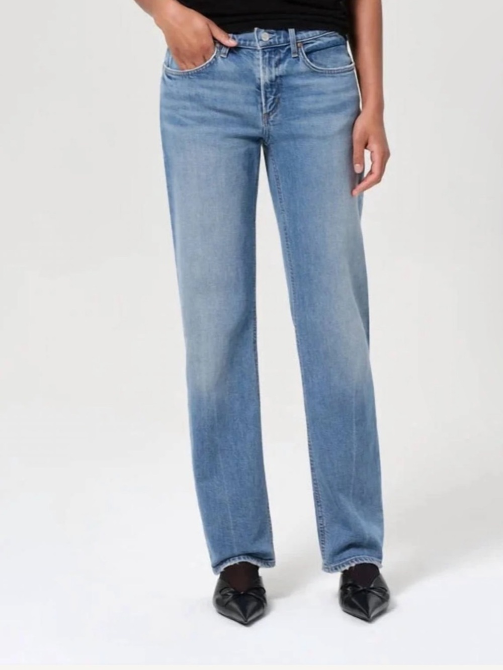 Agolde low rise slim jeans